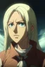 Placeholder: Attack on Titan screencap of a female Proraditel Ymir
