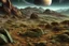 Placeholder: exoplanet, rocks, vegetation, hd