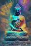 Placeholder: Budha statue in Psy trance