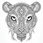 Placeholder: amazing animals, each art has an imaginary one animal, Strange, imaginative, mandala coloring sheet, full view, don't draw repeated image again, realistic, only draw lines, coloring book, clean line art, –no sketch, color, –ar 3:4, white background, minimalistic black lines, minimal black color, low level black colors, coloring page, avoid thick black colors, thin black line art, avoid colors, perfect shape, perfect clear lines,