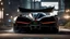 Placeholder: Batmobile bugatti ,rear view, desktop wallpaper, 4K, Cinematic