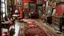 Placeholder: The Artist's Home: Every object in this room tells a story, from the paintings on the walls to the pattern on the red carpet. It is an artist's haven, where creativity comes to life.