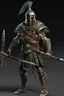 Placeholder: celtic spear warrior no helmet