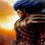 Placeholder: portrait of 'Raoh-Fist of the North Star',ancient metal armor , painting by gaston bussiere, greg rutkowski, yoji shinkawa, yoshitaka amano, tsutomu nihei, donato giancola, tim hildebrandt, oil on canvas, cinematic composition, extreme detail,fit full head inside picture,16k