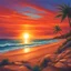 Placeholder: Sunset over the ocean 7 suns large