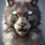 Placeholder: This avatar could have features such as fur, whiskers, and a tail, and might be able to move and express itself through various animations. You might also imagine the avatar with different colors or patterns on its fur, such as blue.