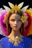 Placeholder: Flower, face,angel, blondie, beautiful place,amazing, cosmic, colors, planet, gold, realistic, photo real, stars night, detailed, high contrast, 8k high definition, unreal engine 5, extremely sharp detail, light effect, light background