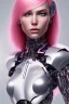 Placeholder: cyborg, pink hair,seven