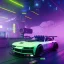 Placeholder: cyberpunk hyper car,cyberpunk 2077, ultra realistic,shiny, smooth, studio quality, octane render, Surrealism, Triadic colour scheme,glow-stick, ambient lighting,nightclub lighting, polaroid, 100mm, --ar 3:2 --v4