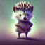 Placeholder: cute humanoid hedgehog on two legs