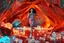 Placeholder: make a video pretty crystal cave covered with jewells and CIFI jewell lights and 3d recursive cubic and sphere base pearls and jwells a beautiful fashion model lady with cute,curvy hair,makeup, in pretty sports suit is running inside cave ,dynamic camera fallow her inside cave capturing full body, dynamic lights.