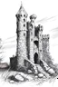 Placeholder: Draw me a picture of Crannagh castle, Templetuohy, Ireland. Draw this castle in its original state prior to it being burnt down.