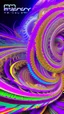 Placeholder: Psytrance:: Bold colors:: Intricate patterns:: Mesmerizing movement:: Trippy beauty