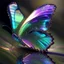 Placeholder: iridescent butterfly