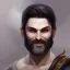 Placeholder: a _ fantasy _ style _ portrait _ painting _ of white male black hair short head smiling beard round face rpg dnd oil _ painting _ unreal _ 5 _ daz. _ rpg _ portrait _ extremely _ detailed _ artgerm _ greg _ rutkowski _ greg