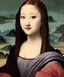 Placeholder: Beautiful k pop girl potrait like monalisa