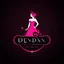 Placeholder: Create a logo called Deniz Boutique DARK PINK