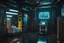 Placeholder: cyberpunk medical bay