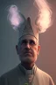 Placeholder: pope as a beholder, volumetric smoke, 4k, trending art, depth of field, radiosity