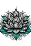 Placeholder: Drawing fashion designs in the shape of a lotus flower