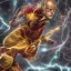 Placeholder: The flash moving in super speed