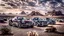 Placeholder: Ferrari, Bentley, and Benz in a desert, intricately detailed, long shot, professional photography, a breathtaking grassland background, realistic art, shot on dslr 64 megapixels sharp focus, canon lens, 16k resolution