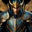 Placeholder: Closeup of an old, lightweight Mithril-Armor made by elves. Evil. Dark. Black magic. No detailed background.Magical. Epic. Dramatic, highly detailed, digital painting, masterpiece