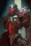 Placeholder: Machine knight, mechanical knight, gears, blood, Horror