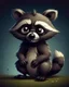 Placeholder: funny raccon