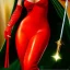 Placeholder: ultra detailed fullbody portrait of beautiful Elektra , wearing skintight Red costume, extremely detailed digital painting, intrincate, extremely detailed smiling face,crystal clear Big Green eyes, in the style of Adam Hughes , mystical colors , perfectly centered image, perfect composition, rim light, beautiful lighting,8k, stunning scene, raytracing