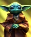 Placeholder: Yoda toddler, full body, soft skin, dramatic lighting, hyper realistic