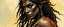 Placeholder: full body dhalsim gandalf as dark brazilian woman , airbrush and pen outline
