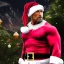 Placeholder: Stable diffusion, imagine an epic photo of Dwayne Johnson as Santa Claus, ultra realistic, cinematic