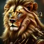 Placeholder: a lion made steam punk elements, high detail, live, photo