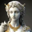 Placeholder: Greek white marble stature, full body, full of details realistic, beautiful woman, hight definition, 8k