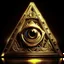 Placeholder: // Illuminati pyramid eye, 16k, 3d