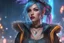 Placeholder: Jinx in 8k realistic arcane drawing style, Dismal them, neon effect, close picture, rain, highly detailed, high details, detailed portrait, masterpiece,ultra detailed, ultra quality