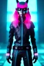 Placeholder: portrait, Asian cyborg woman, samurai warrior :: symmetry photography, cyberpunk style, cyborg eyes, pink hair, wires conveying, perfect eyes, samurai helmet, tiger mask, black samurai army, katana, japanese traditional ornaments, pink, white, black, glow eyes, cinematic, Ultra realistic, dark scene, soft color, highly detailed, unreal engine 5, RTX, ultra detail, 3d, finely drawn, high definition.