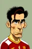 Placeholder: Nicholas Williams Spanish football player ,cartoon 2d