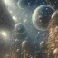 Placeholder: close-up Tokyo inside a bubble floating in outer space, 8k resolution, high-quality, fine-detail, intricate, digital art, detailed matte, volumetric lighting, illustration, 3D octane render, brian froud, howard lyon, selina french, anna dittmann, annie stokes, lisa parker, greg rutowski