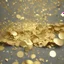 Placeholder: A picture of gold confetti