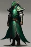 Placeholder: Male Emerald dragonborn draconic cleric robes large-winged tooth tail