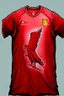 Placeholder: Draw a Liverpool FC T-shirt in 2D