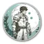 Placeholder: young human circle of the stars druid in scale armor token make him a white human