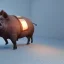 Placeholder: James bond ,riding a Giant pig,fantasy,fiverr,unreal engine, cinamatic lighting