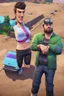 Placeholder: Gta5 in fortnite ans stumble guy mix