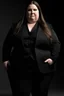 Placeholder: fat hot woman in black suit i said fat make her fatter