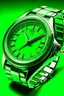 Placeholder: generate an image of green face watch for blog