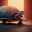 Placeholder: Turtle, on color lights, night, unreal 5, octane render, cinema4d, redshift render, hyper realistic, cenematic, vibrancy, synthwave, retouch, centered, dynamic lighting, dramatic lighting, 4k, highly detailed, attractive beautiful, realistic, virtual reality, epic composition, holographic,