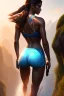 Placeholder: hyper realist, hyper detailed, stunningly beautiful Lara Croft, athletic realistic body, by greg rutkowski, magali villeneuve, artgerm, wlop, rossdraws, concept art, digital painting